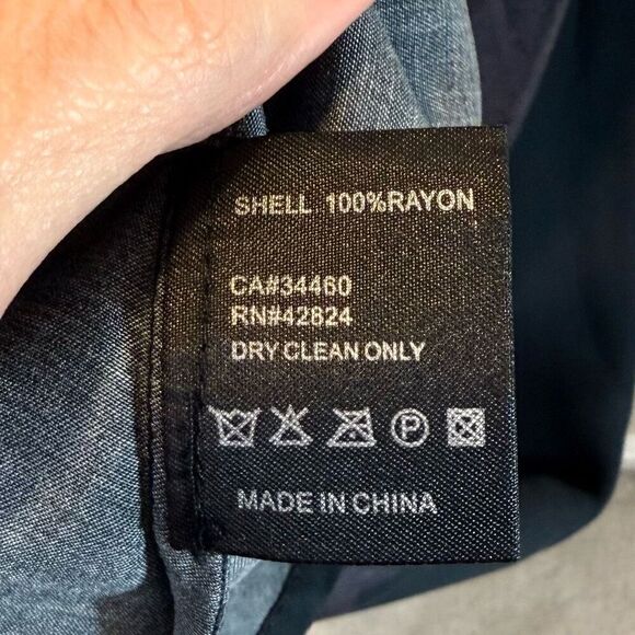 NWT Veda "Tropical" Long Flowing Nirvana Maxi Dark Cottagecore Dress Women's M - Picture 8 of 13